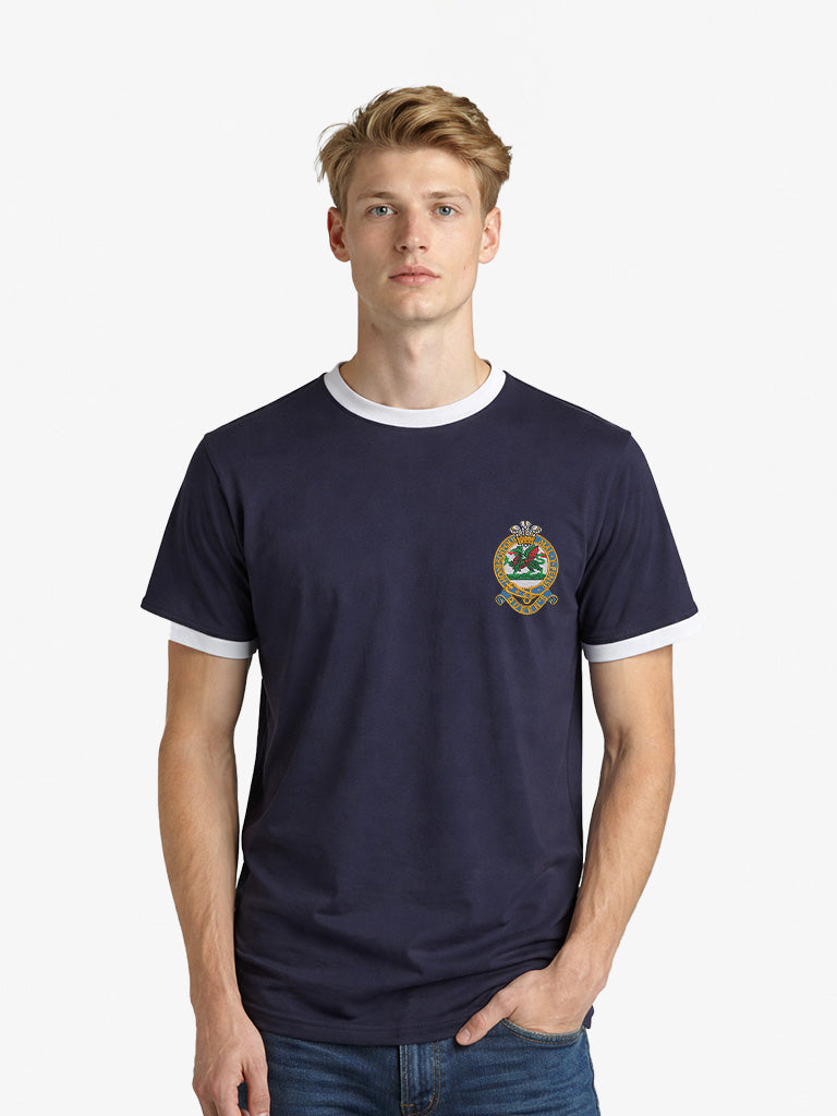 Queens Regiment Contrast Ringer T-Shirt