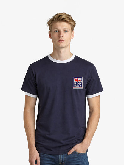 Royal Navy Contrast Ringer T-Shirt