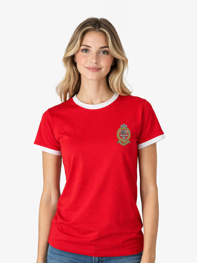 The Princess of Wales's Royal Regiment Contrast Ringer T-Shirt