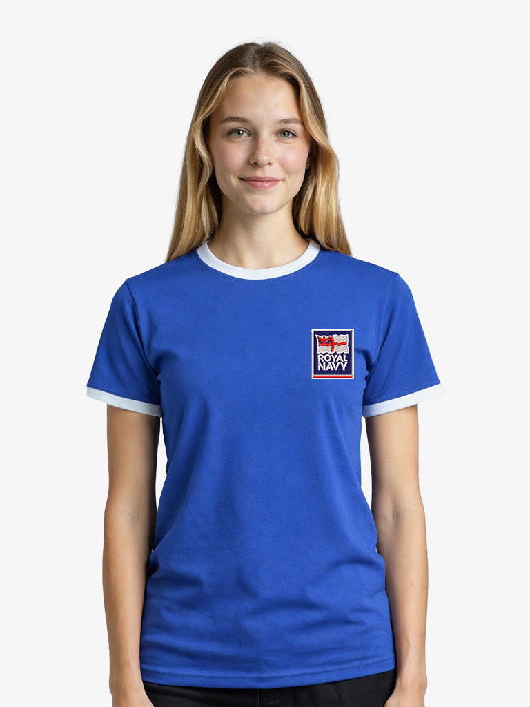 Royal Navy Contrast Ringer T-Shirt