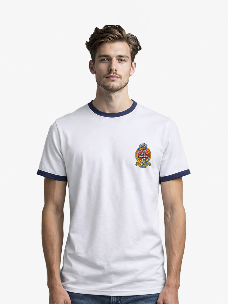 The Princess of Wales's Royal Regiment Contrast Ringer T-Shirt
