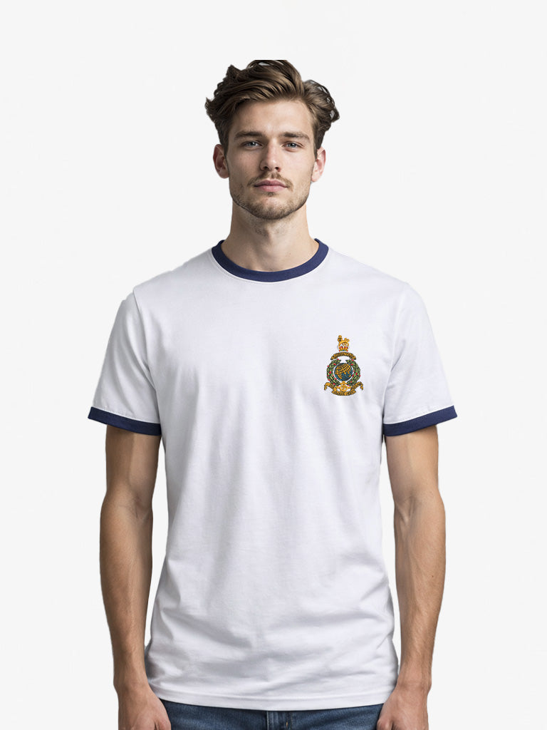 Royal Marines Contrast Ringer T-Shirt