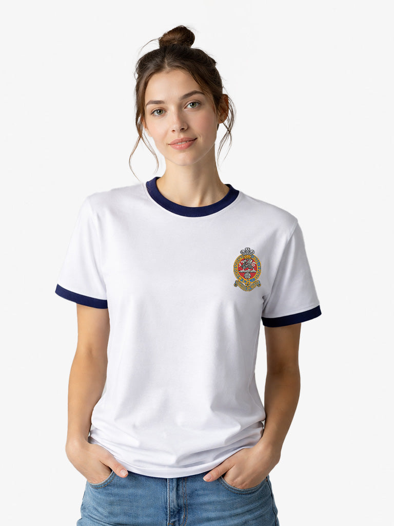 The Princess of Wales's Royal Regiment Contrast Ringer T-Shirt