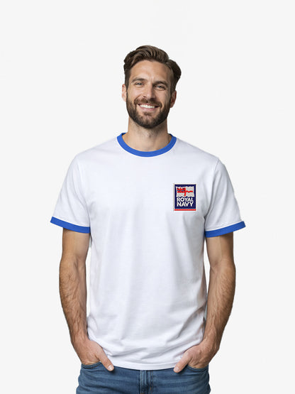Royal Navy Contrast Ringer T-Shirt