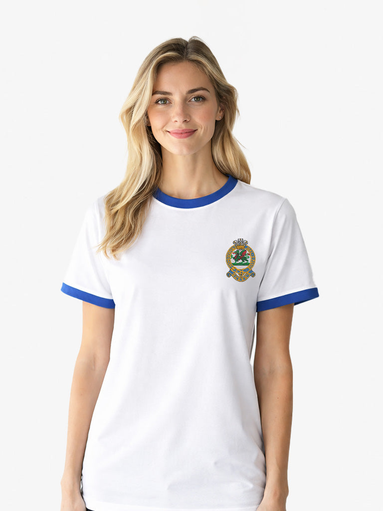 Queens Regiment Contrast Ringer T-Shirt