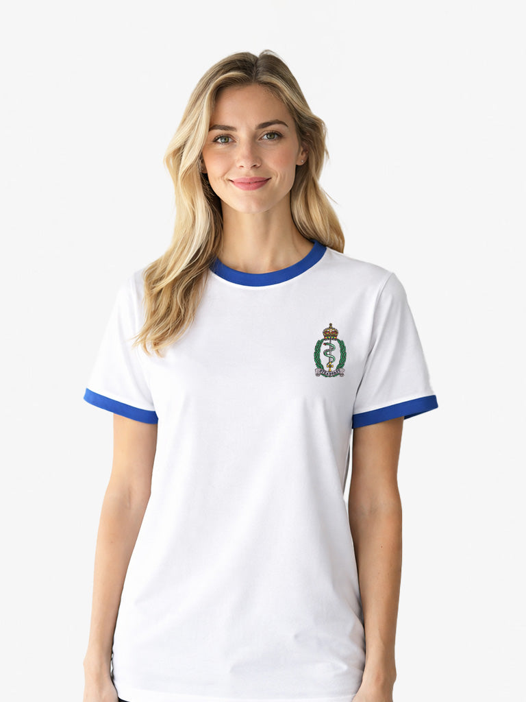 Royal Army Medical Service  Contrast Ringer T-Shirt