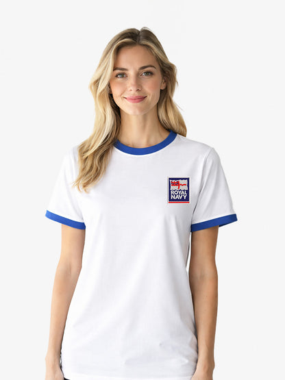 Royal Navy Contrast Ringer T-Shirt