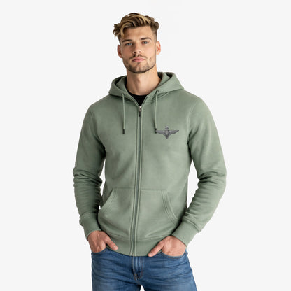 The Parachute Regiment Ultra Premium Embroidered Zipped Hoodie