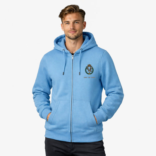 Army Air Corps Ultra Premium Embroidered Zipped Hoodie