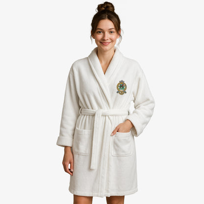Queens Regiment Luxury Kimono Towelling Robe-