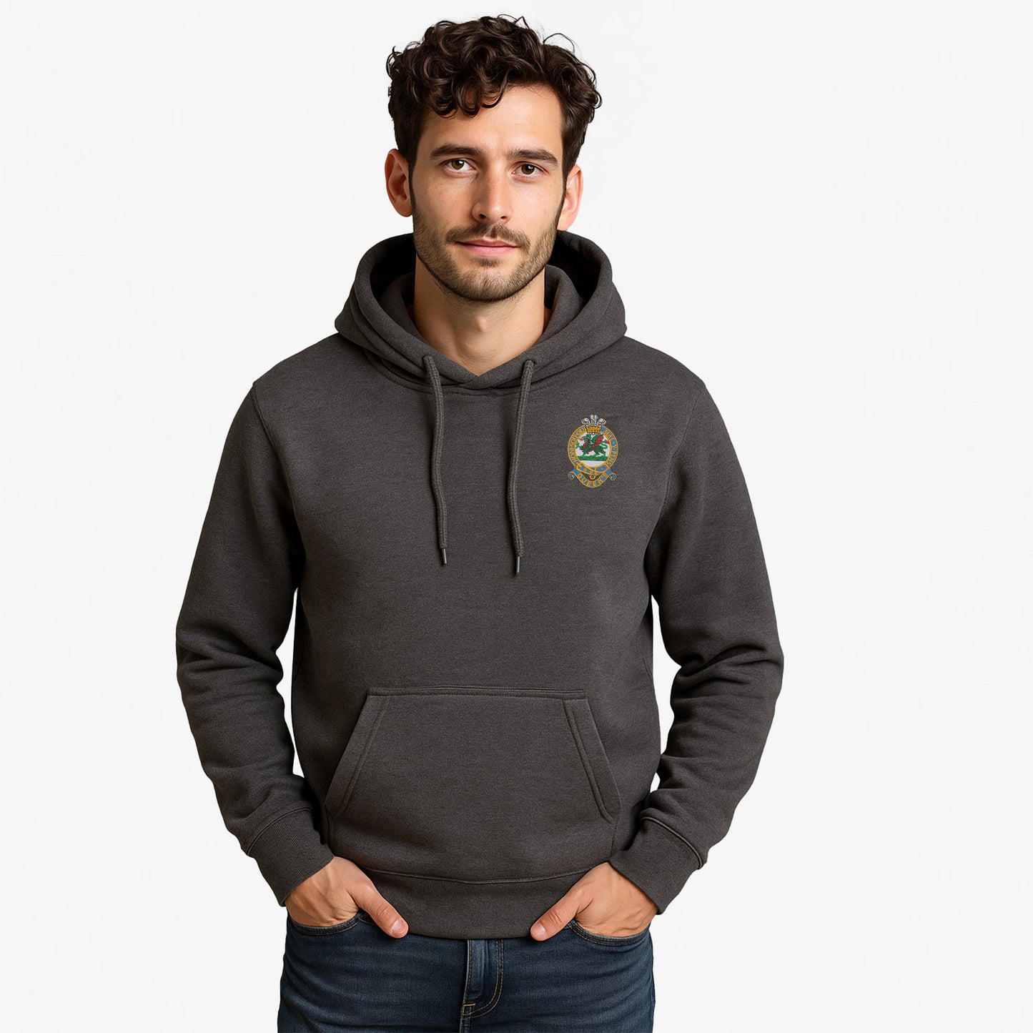 Queens Regiment Ultra Premium Embroidered Hoodie