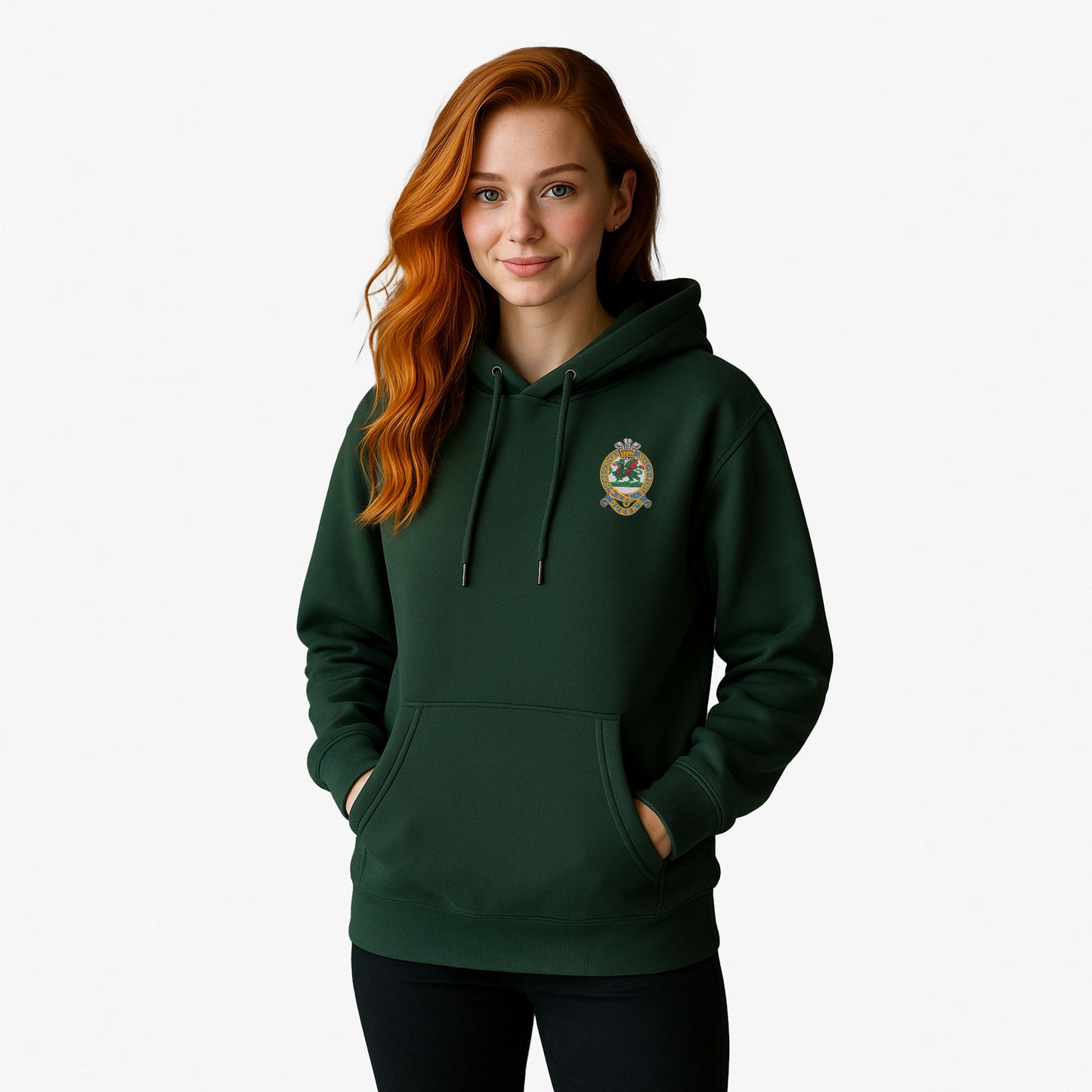 Queens Regiment Ultra Premium Embroidered Hoodie