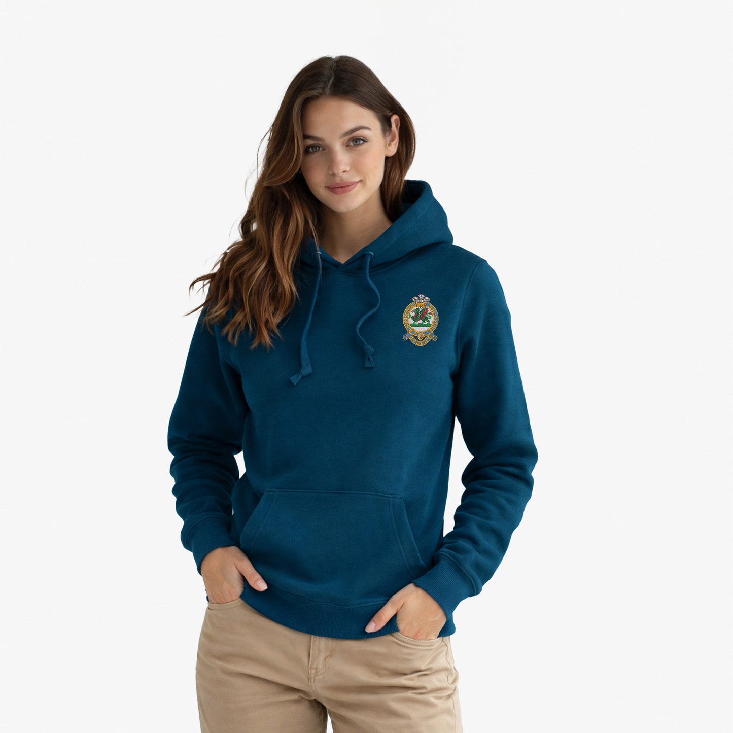 Queens Regiment Premium Embroidered Hoodie