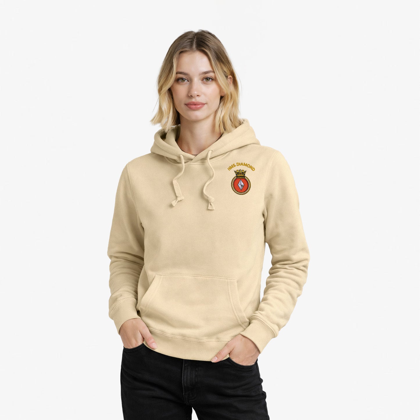 HMS Diamond Premium Embroidered Hoodie
