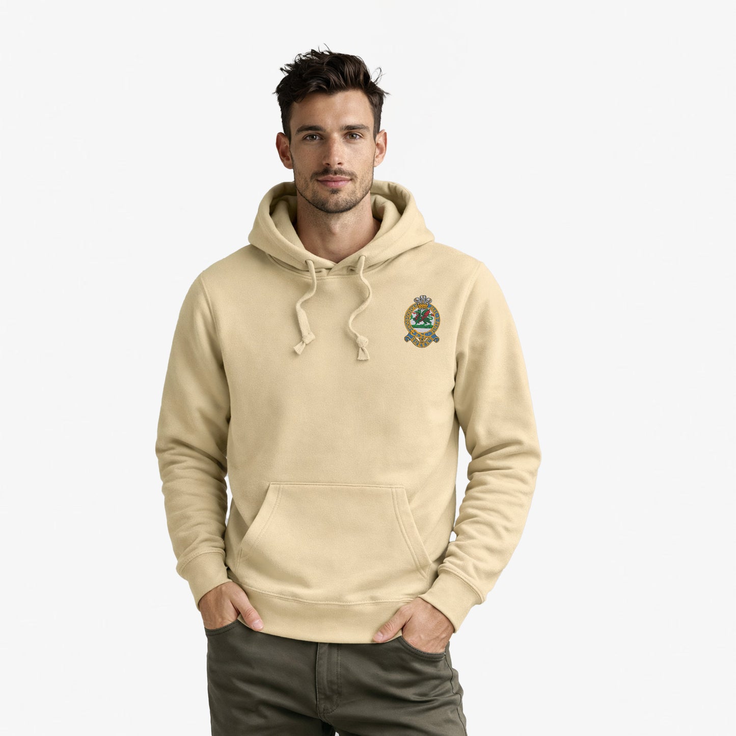 Queens Regiment Premium Embroidered Hoodie