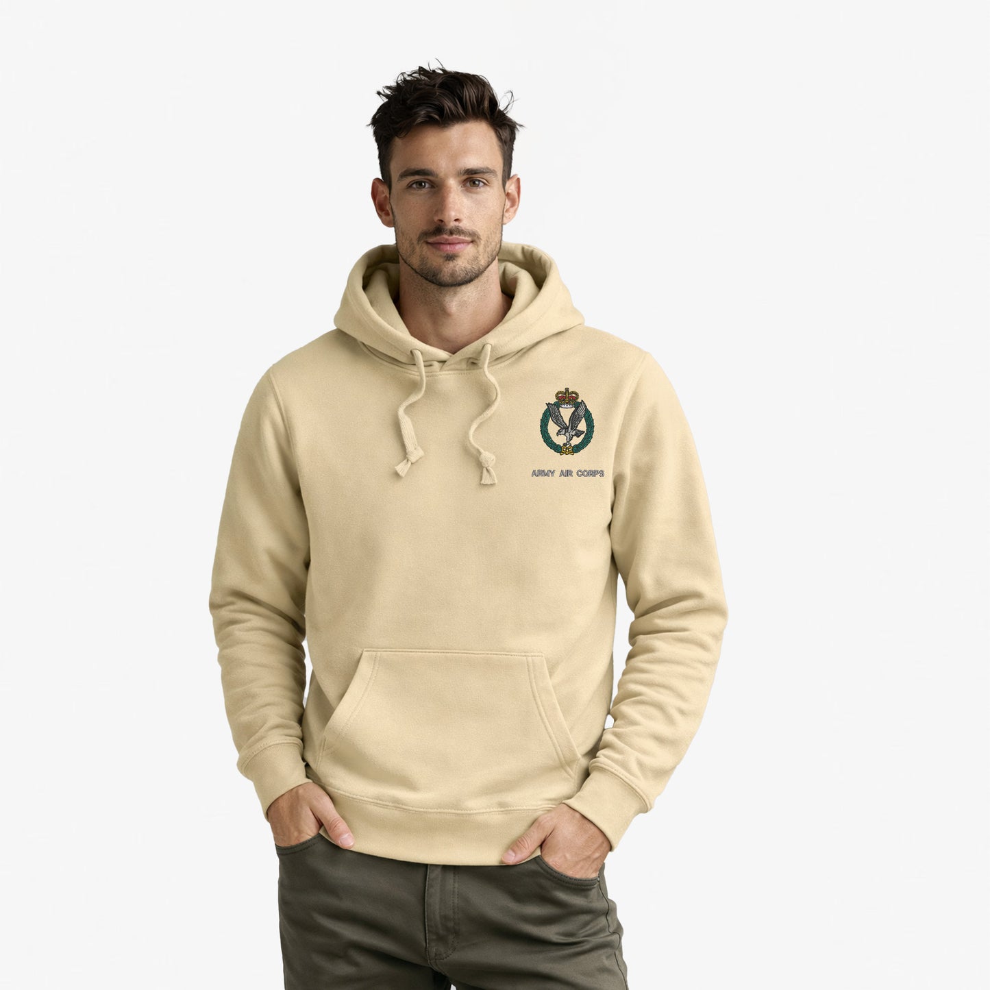Army Air Corps Premium Embroidered Hoodie