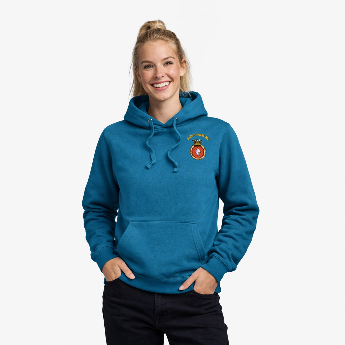 HMS Diamond Premium Embroidered Hoodie