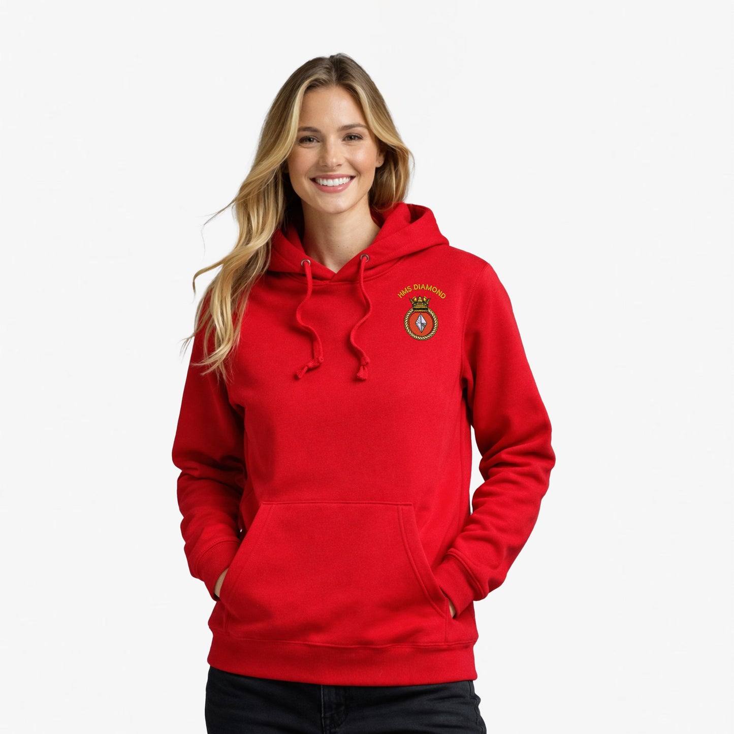 HMS Diamond Premium Embroidered Hoodie