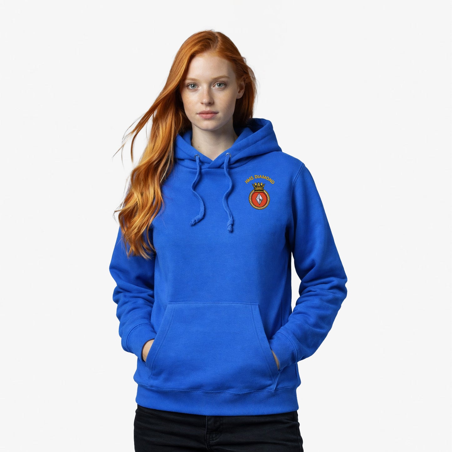 HMS Diamond Premium Embroidered Hoodie