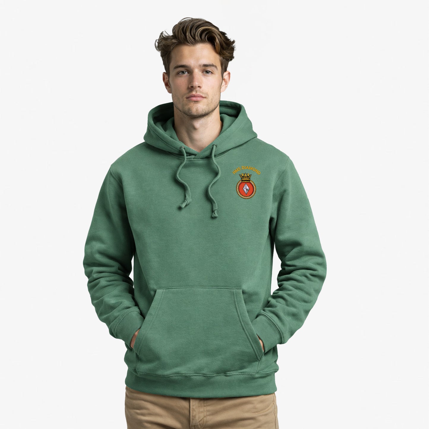 HMS Diamond Premium Embroidered Hoodie
