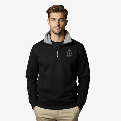Royal Army Medical Service Premium Embroidered Quarter Zip Sweatshirt