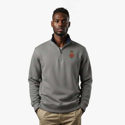 Grenadier Guards Premium Embroidered Quarter Zip Sweat Shirt