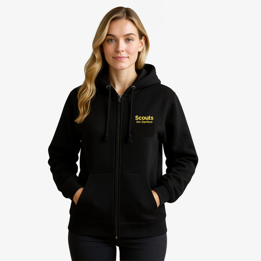 3rd Dartford Scouts  Embroidered Zipped Hoodie