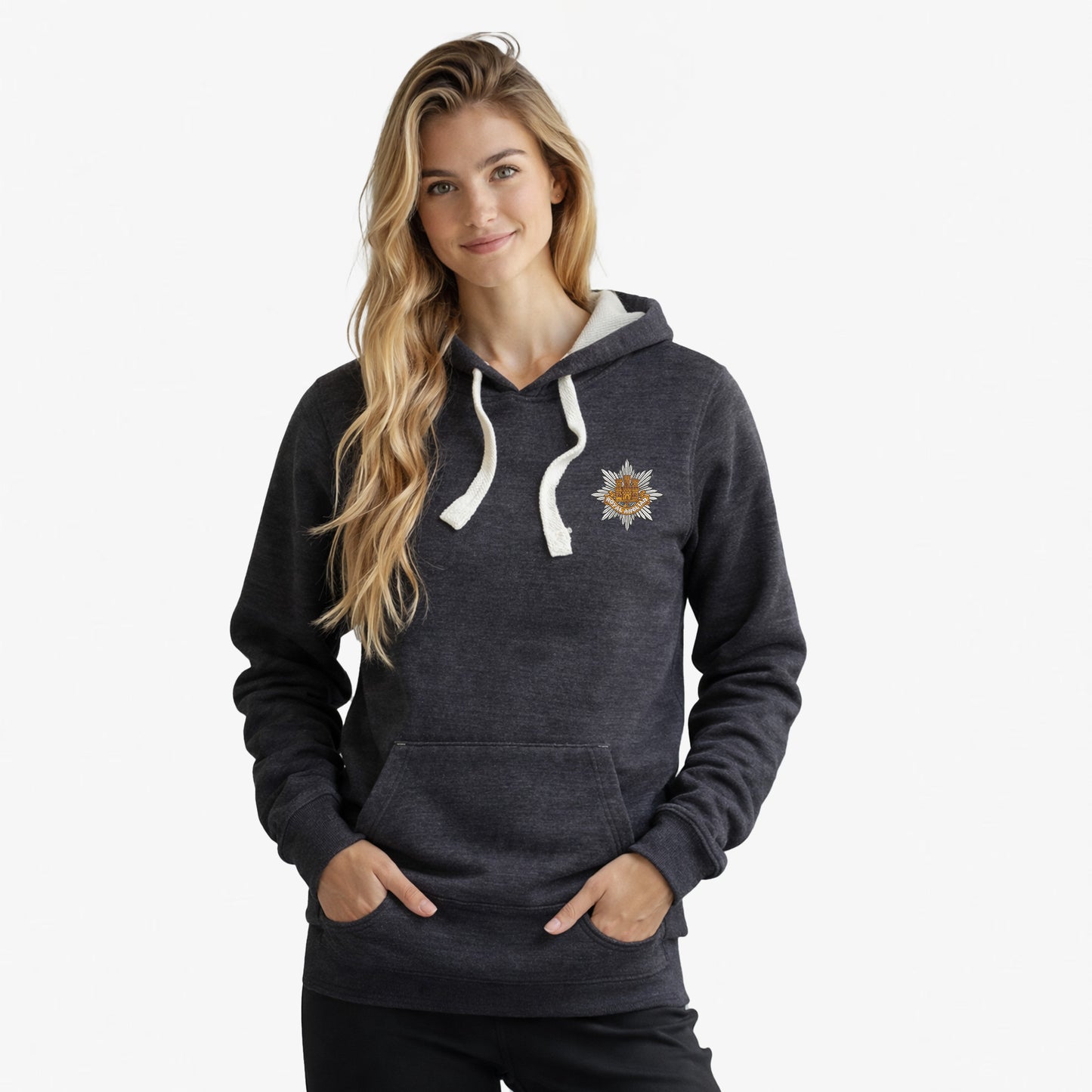 Royal Anglian Regiment Ultra Premium Embroidered Contrast Hoodie