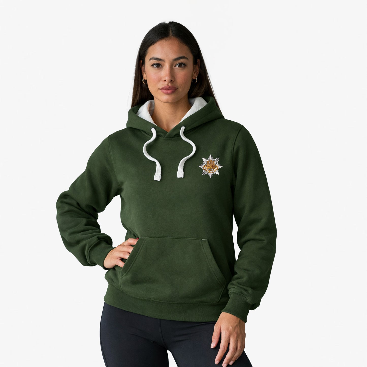 Royal Anglian Regiment Ultra Premium Embroidered Contrast Hoodie