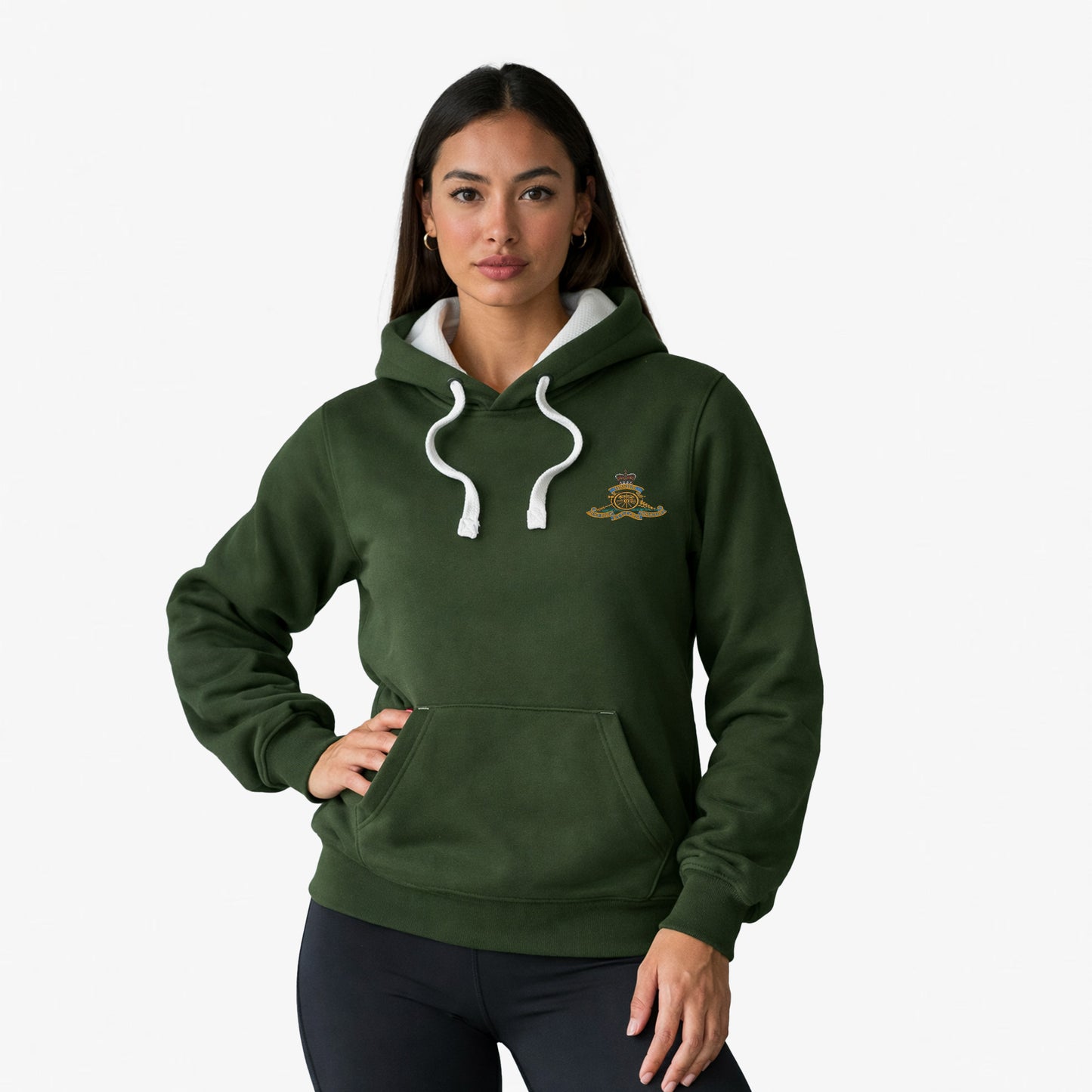 Royal Artillery Ultra Premium Embroidered Contrast Hoodie
