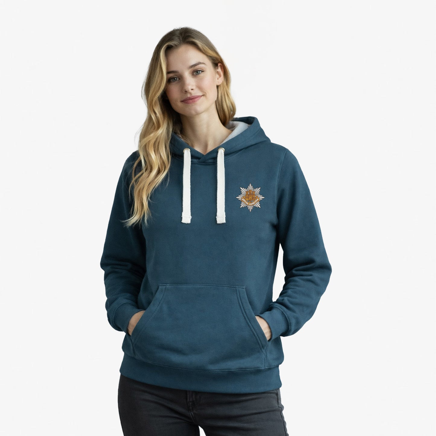 Royal Anglian Regiment Ultra Premium Embroidered Contrast Hoodie