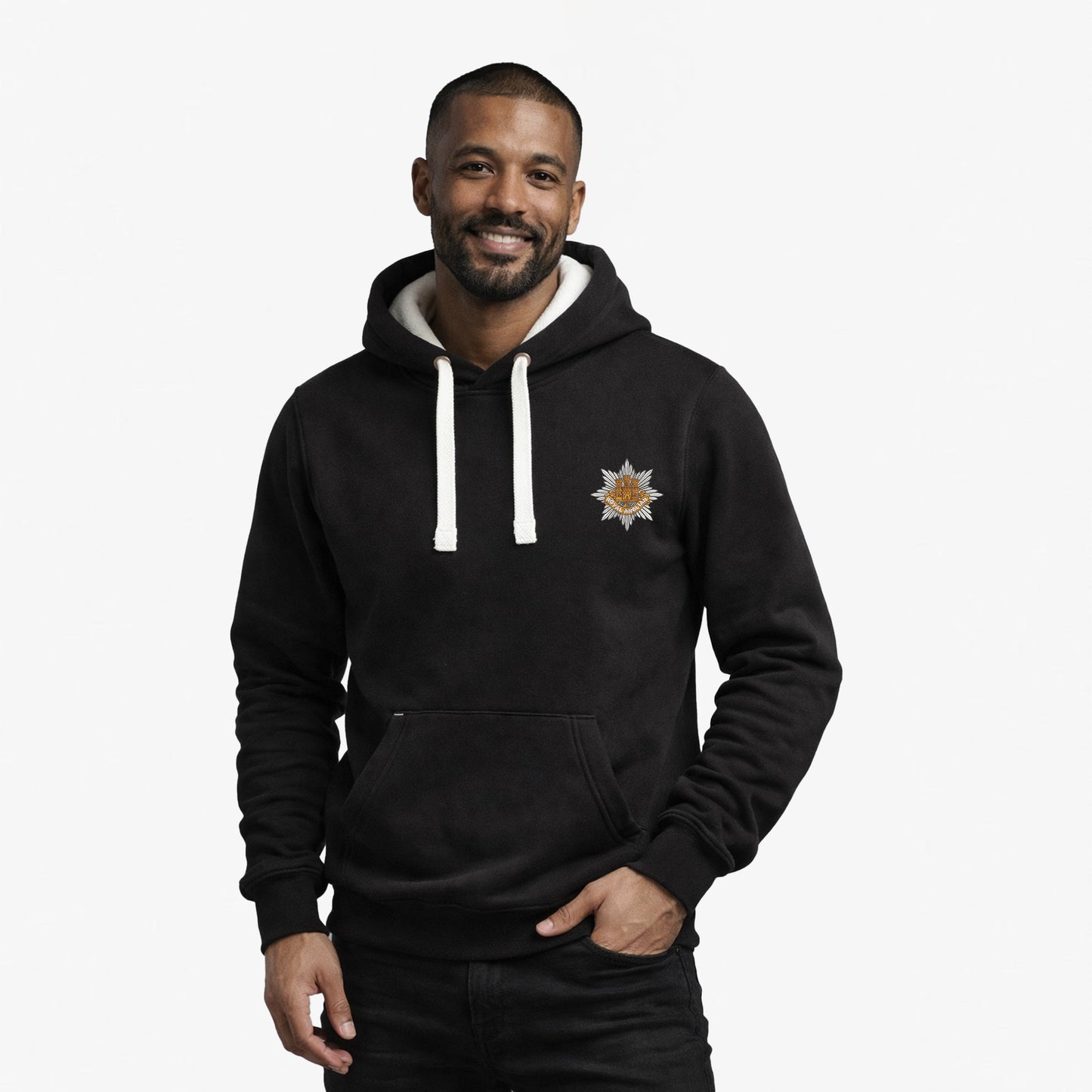 Royal Anglian Regiment Ultra Premium Embroidered Contrast Hoodie