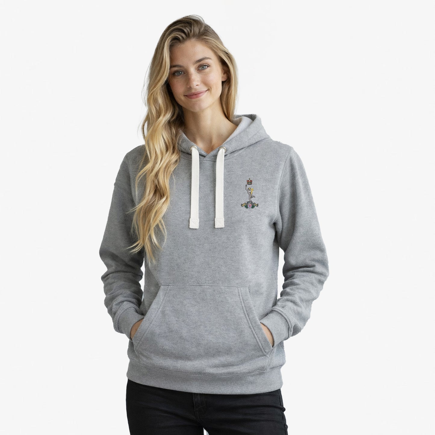 Royal Signals Ultra Premium Embroidered Contrast Hoodie