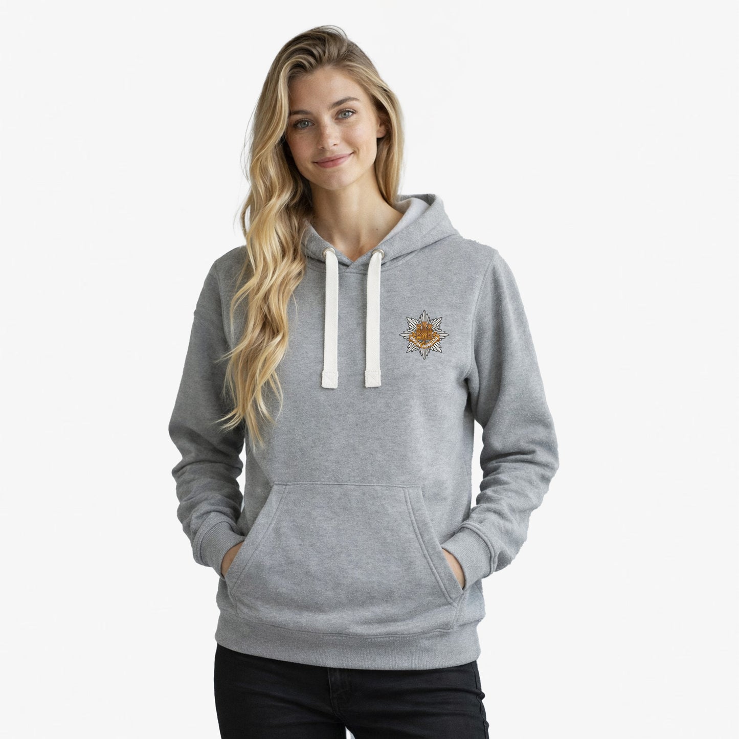 Royal Anglian Regiment Ultra Premium Embroidered Contrast Hoodie