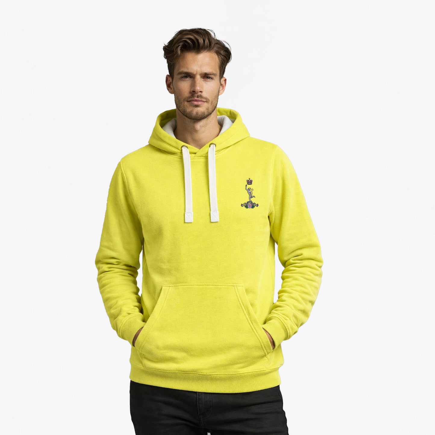 Royal Signals Ultra Premium Embroidered Contrast Hoodie