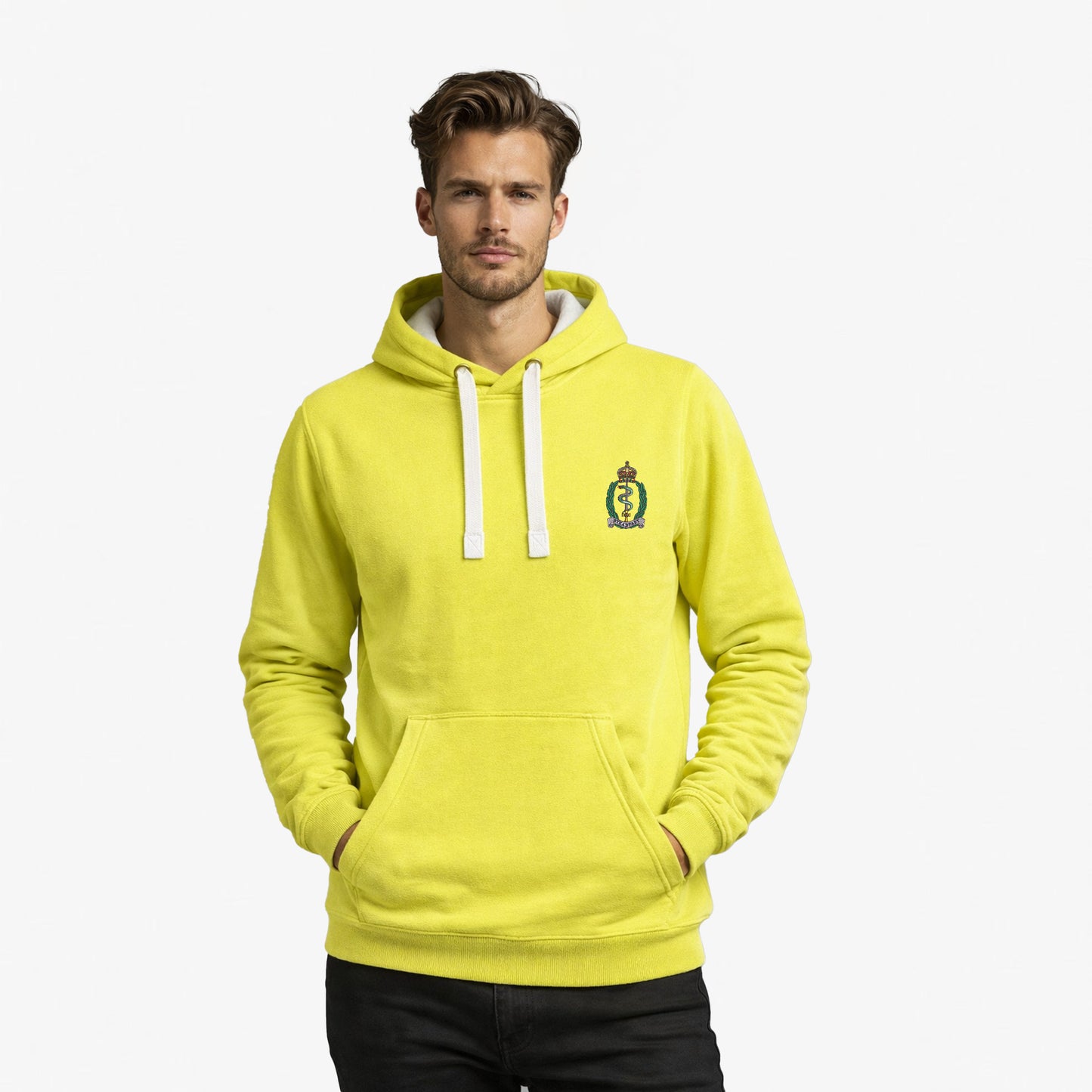 Royal Army Medical Service Ultra Premium Embroidered Contrast Hoodie
