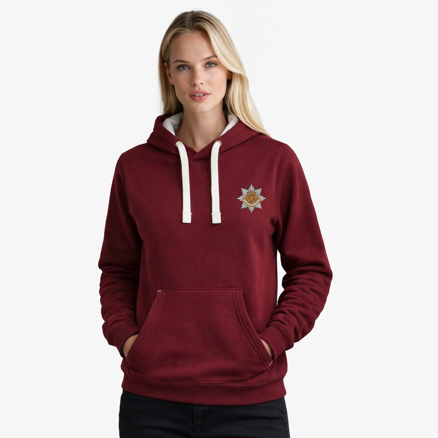 Royal Anglian Regiment Ultra Premium Embroidered Contrast Hoodie