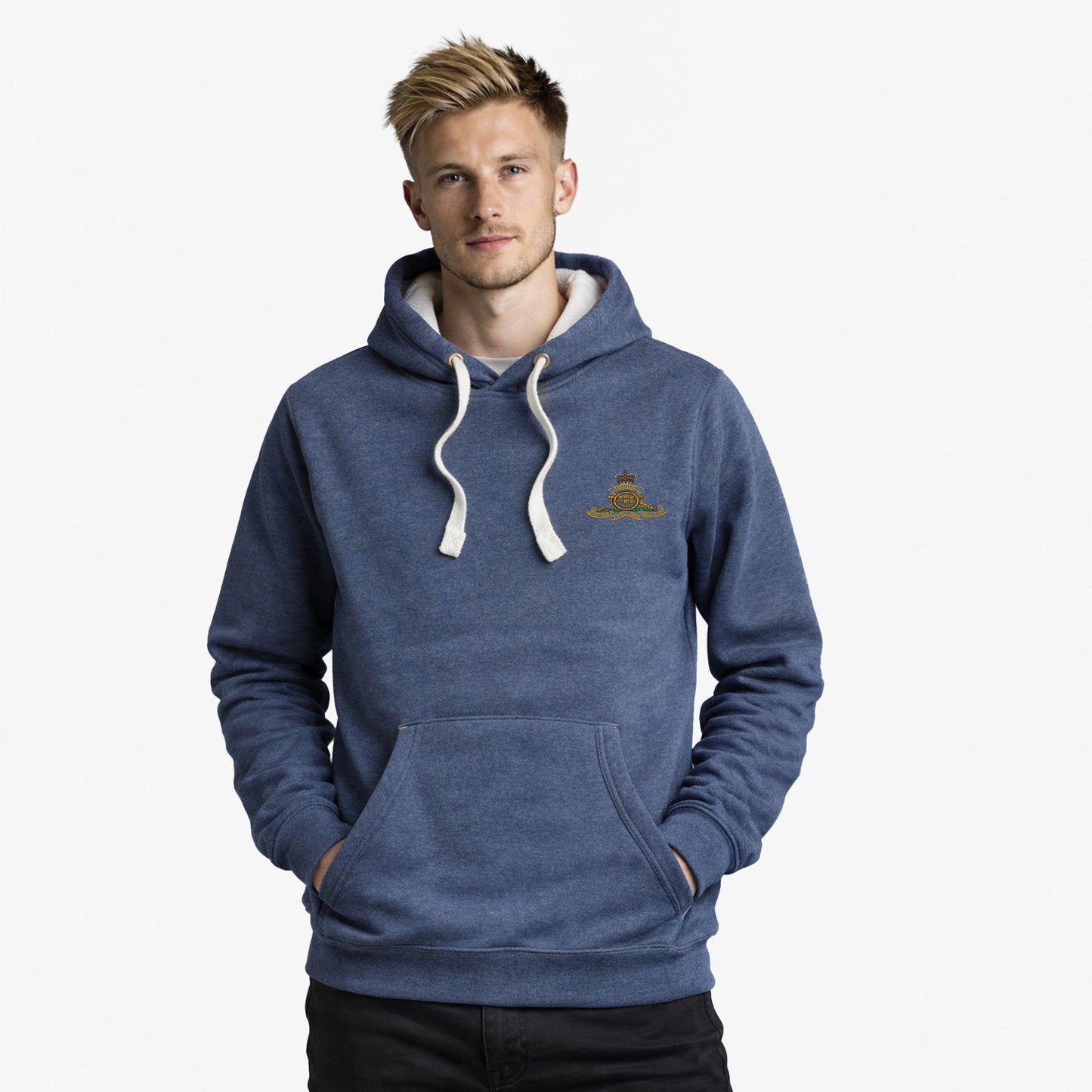 Royal Artillery Ultra Premium Embroidered Contrast Hoodie
