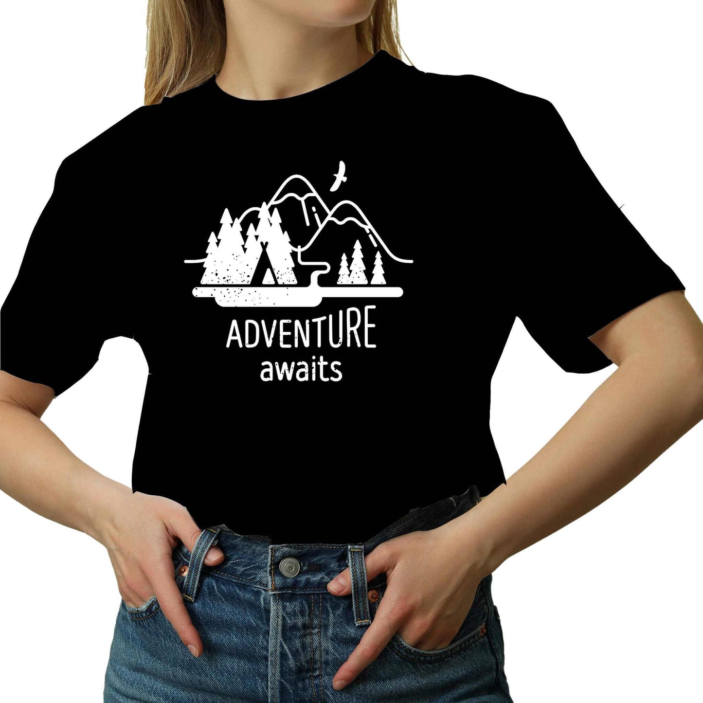 ADVENTURE AWAITS T-SHIRT - Flamingo Rock®