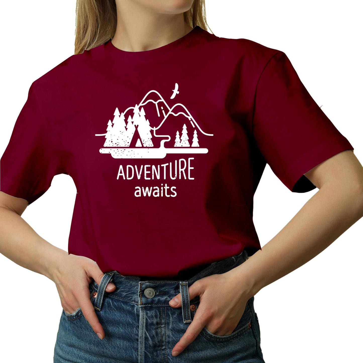 ADVENTURE AWAITS T-SHIRT - Flamingo Rock®