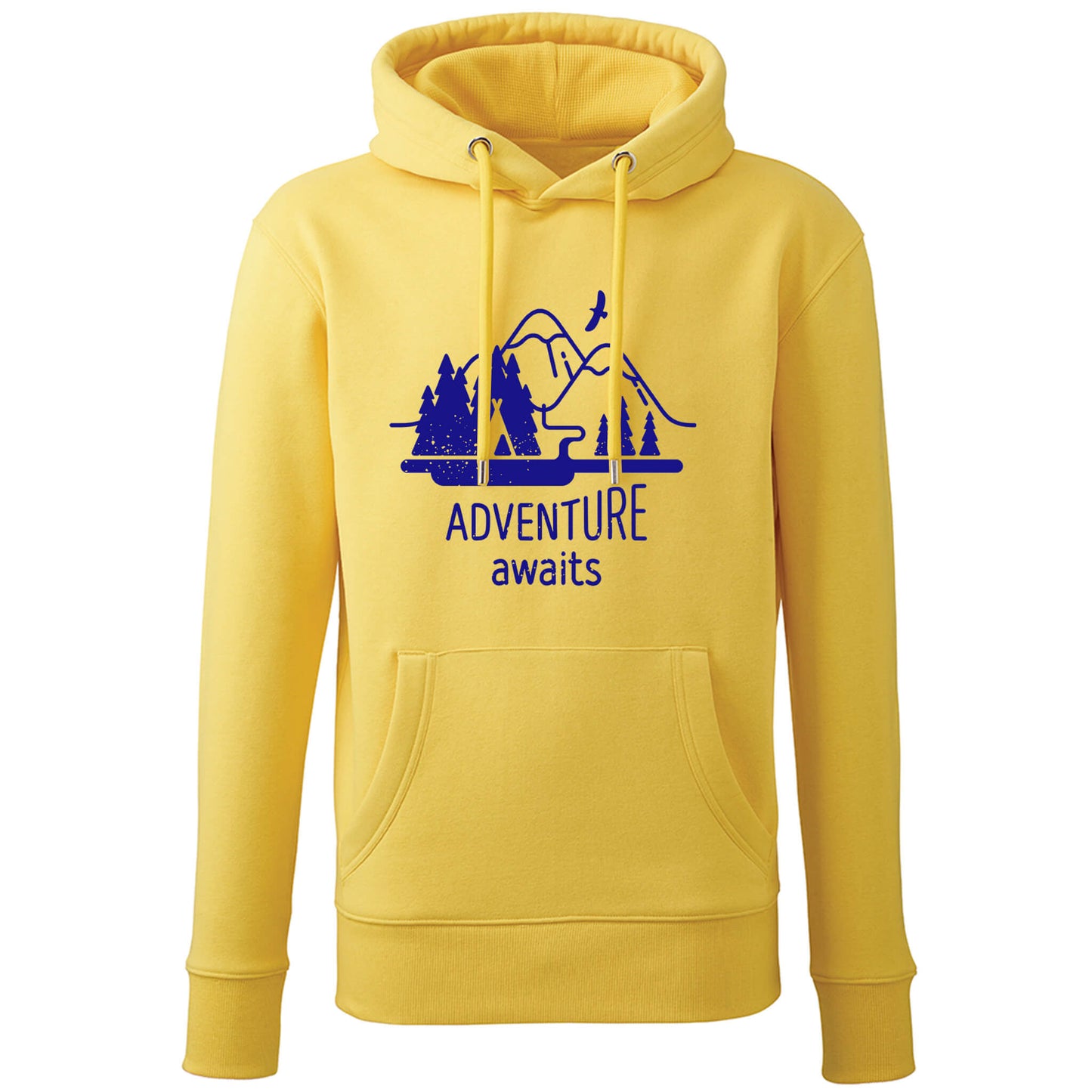 adventure awaits veganyellow hoodie