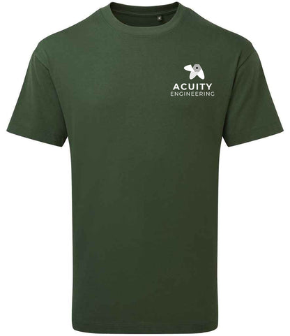 acuity-engineering-100-organic-cotton-220-gsm-t-shirts-unisex-relax-fit forrest-green
