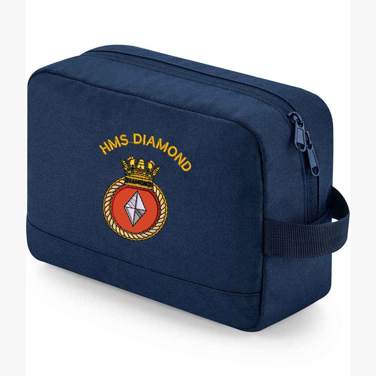 HMS Diamond Wash Bag Embroidered Logo