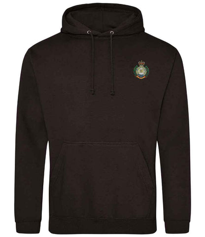 Royal Engineers Hoodie with embroidered logo in Black