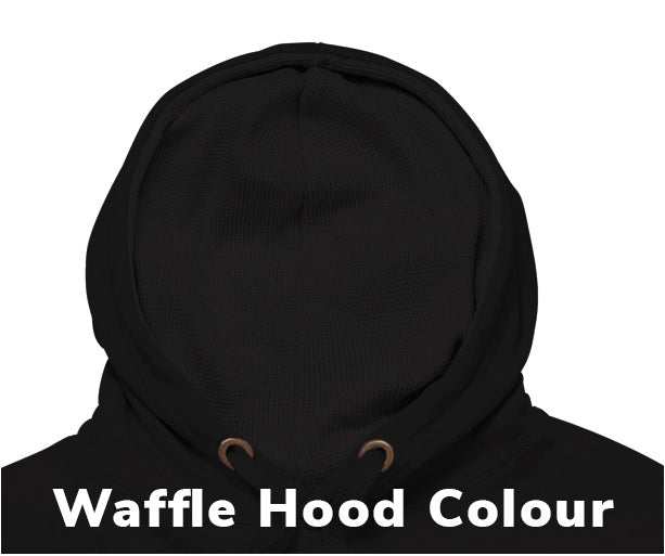 Waffle Hoodie Example Navy Colour