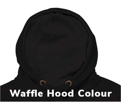 Waffle Hoodie Example Navy Colour