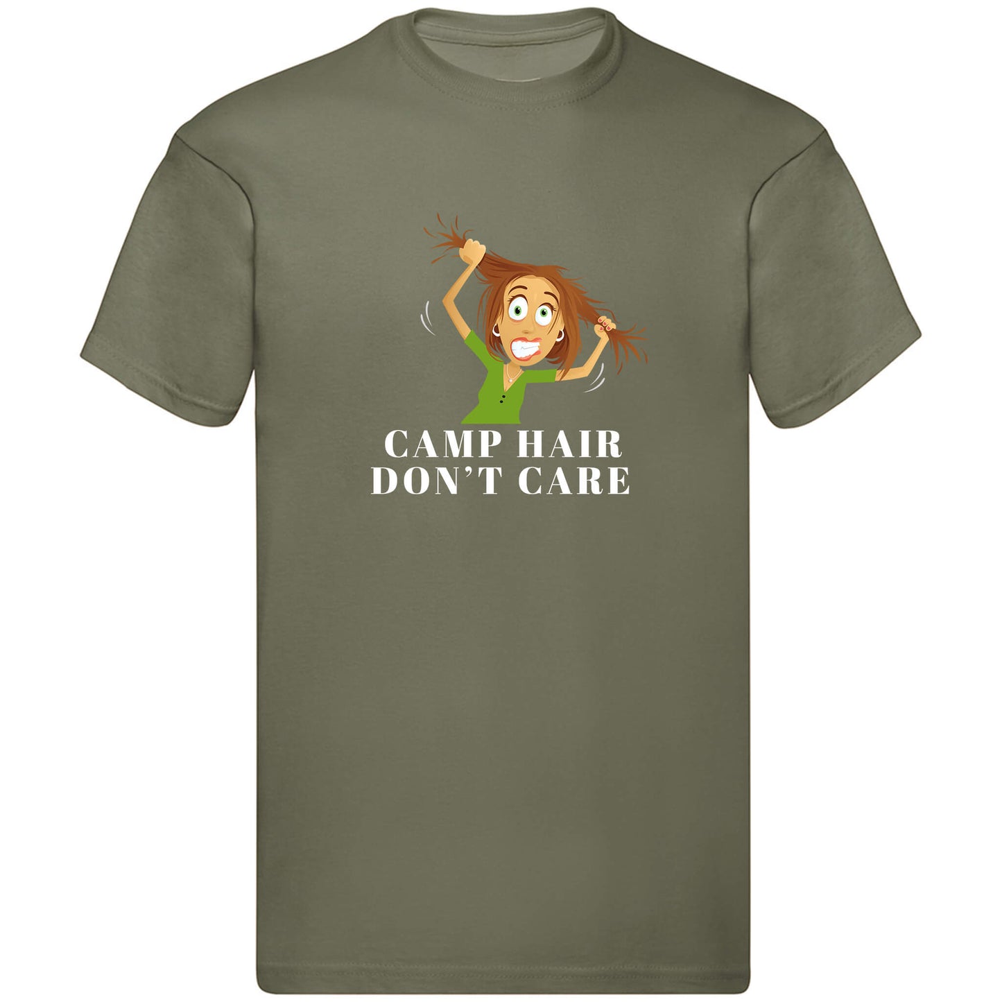 Camp Hair Don'T Care Youth Graphic T-Shirt