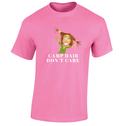 Camp Hair Don'T Care Youth Graphic T-Shirt 45605 Black