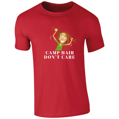 Camp Hair Don'T Care Youth Graphic T-Shirt 41609 Black