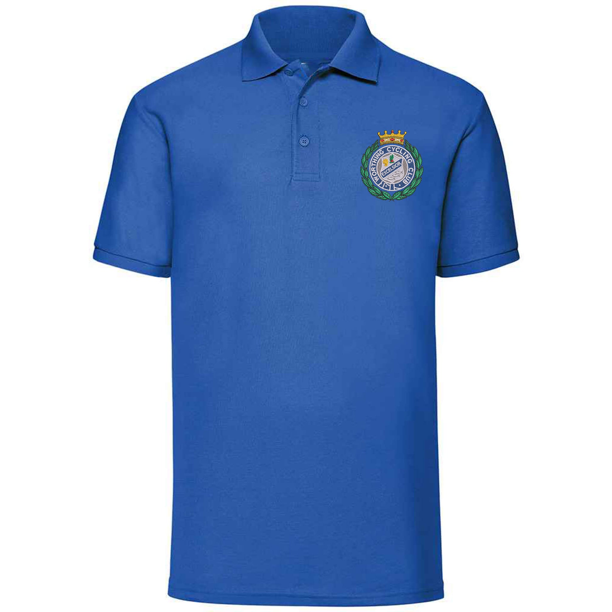 Worthing Excelsior Cycling Club Embroidered Polo Shirt Navy M